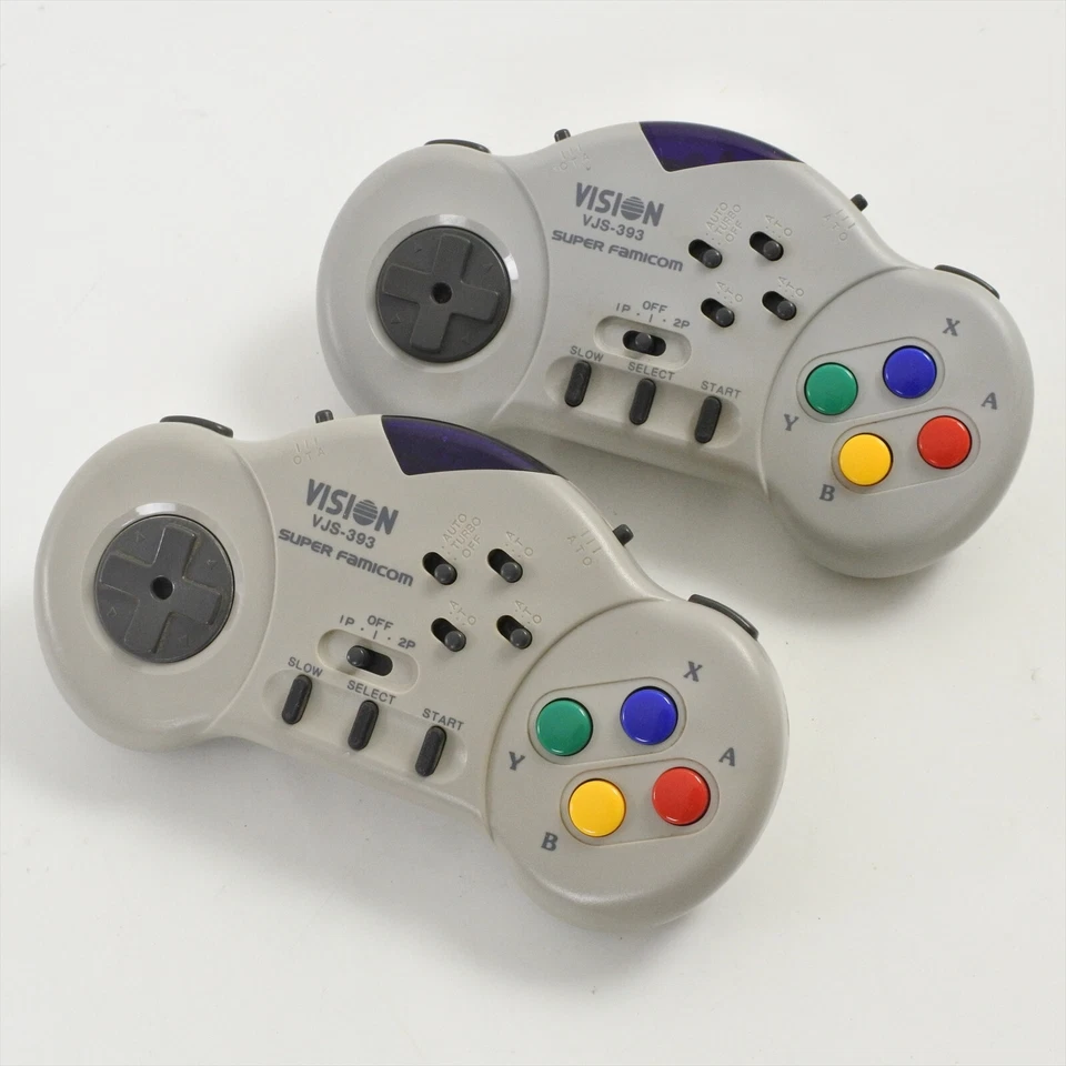Super Famicom Vision Wireless Controller Pad Set VRJ-396S Tested 1603 - Image 2 of 4