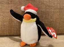 TY Jingle Beanie Baby - ZERO the Penguin 4 inch Christmas Ornament Holiday Toy