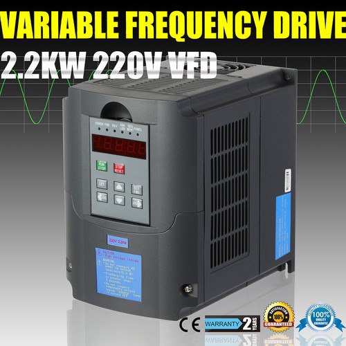 2.2KW Frequenzumrichter Variable 3HP Frequency Drive Inverter VFD CNC Kontrolle - Bild 1 von 12