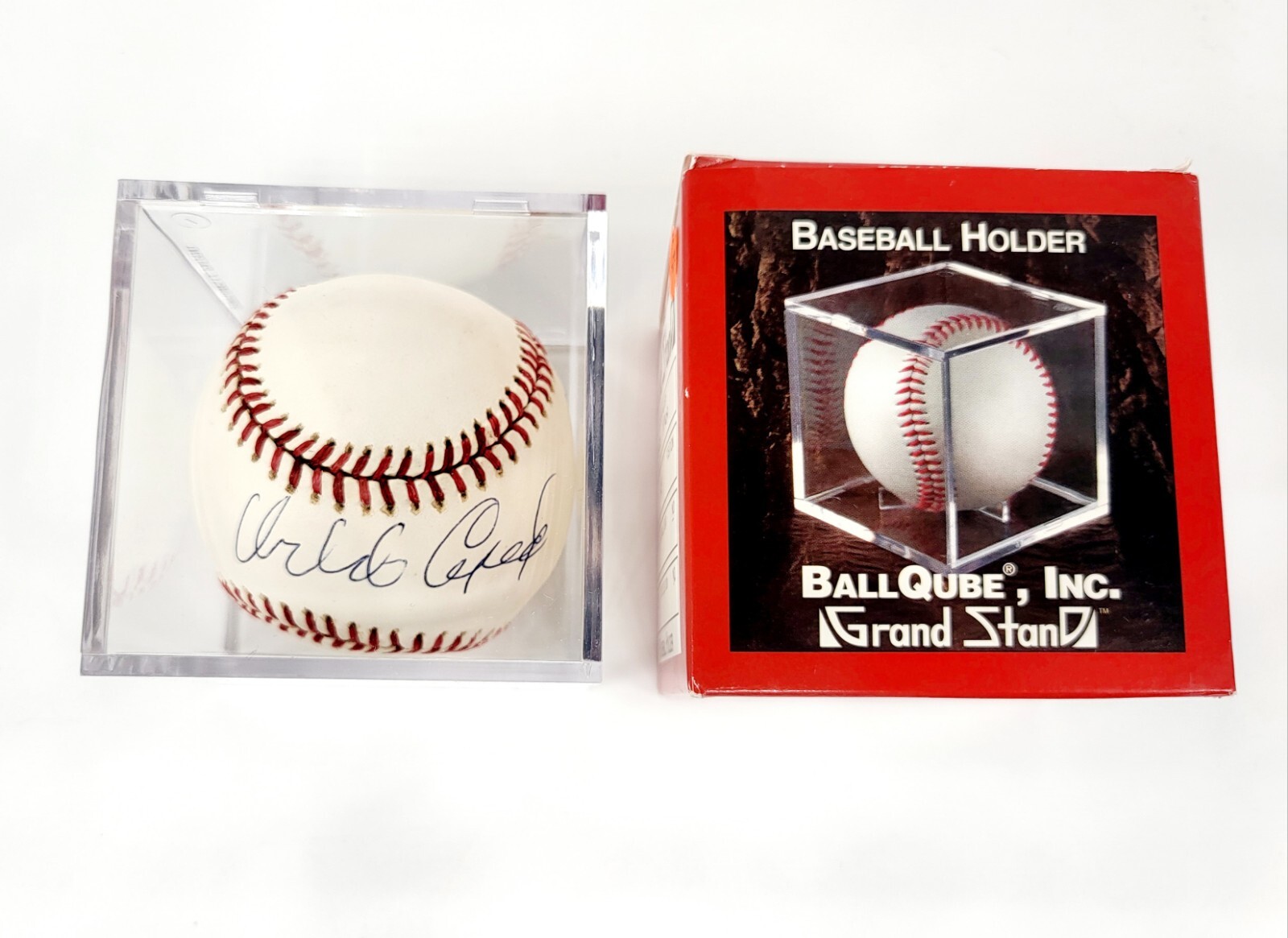 AUTHENTIC AUTOGRAPH Orlando Cepeda BASEBALL ⚾ & CASE SAN FRANCISCO GIANTS MLB