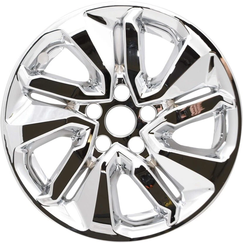 铬 17 英寸车轮皮肤卡扣环盖轮毂盖适用于本田雅阁 LX 2018-22 — 第 3/4 张图片