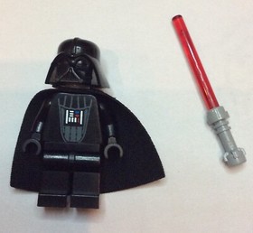Lego Star Wars Minifigures- Darth Vader 6211 7264 sw0123 (no eyebrows)