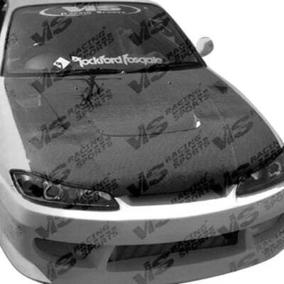 Carbon Fiber Hood JS For 99-02 2dr Nissan SILVA S15