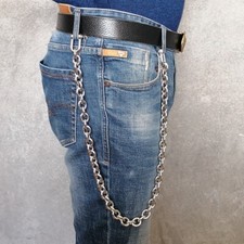 Large Link Biker Trucker Punk Keychain Wallet Large Thick Chain 26 " Long 0.6lb