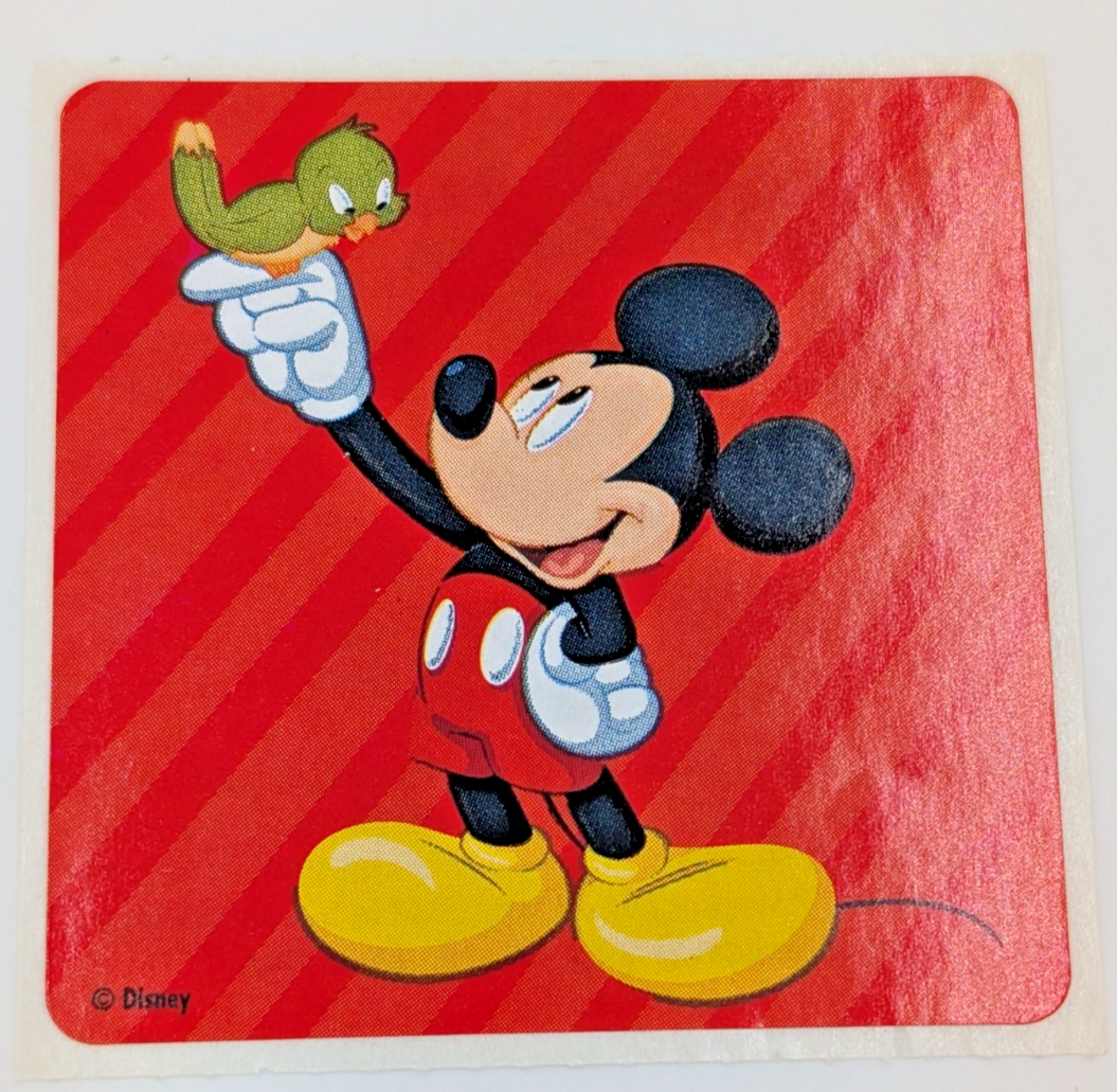 SMILE MAKERS DISNEY Sticker Square- MICKEY MOUSE