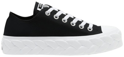  Chuck Taylor All Star Lift Cable Ox Low Top Black /White /Black 568894C WMN