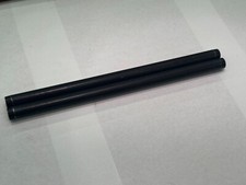 15mm Aluminum Black Support Rods 10.75" - 2 Rods in a set