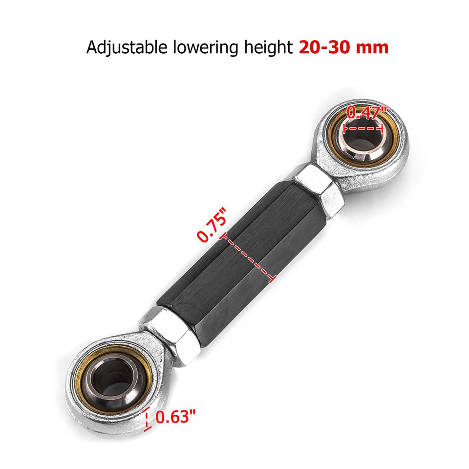 Juego Trasero Ajustable Vortex Negro Para Suzuki GSX1300R Hayabusa (1999-2018) - Nuevo Sin Garantía