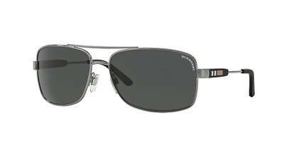 NWT Burberry Sunglasses BE 3074 1003/87 Gunmetal / Gray 63  display picture 2