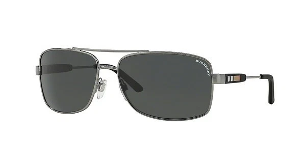 Gafas de sol Burberry BE 3074 1003/87 Gunmetal/Gris 63 mm BE3074 100387 NUEVAS EN CAJA Foto 2 de 3
