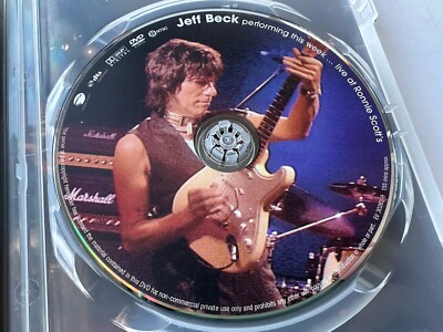 Jeff Beck Performing This Week Live At Ronnie Scotts DVD Rock