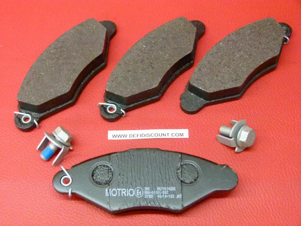 Plaquettes de frein Motrio Renault Kangoo et Nissan avant 8671014265