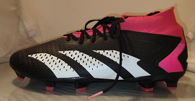 Adidas Predator Accuracy.2 FG Soccer Cleats Black Pink GW4586 Mens Size 6 New DS Adidas Predator Accuracy.2 FG Soccer Cleats GW4586 Men main image 4