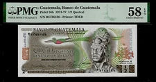 Guatemala 1/2 Quetzal 1974 PMG 58 EPQ  P#58b