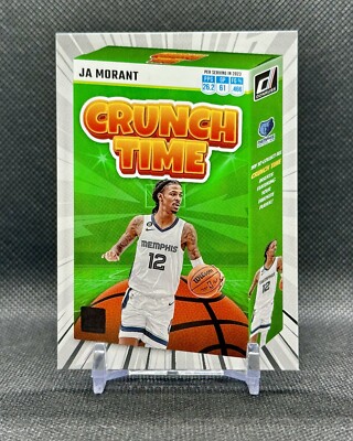 2023-24 JA MORANT Panini Donruss Gold Press Proof Gold Crunch Time #7 1