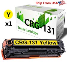 1PK,Yellow 131H 131 Toner Cartridge for i-SENSYS LBP7100Cn LBP7110Cw Printer