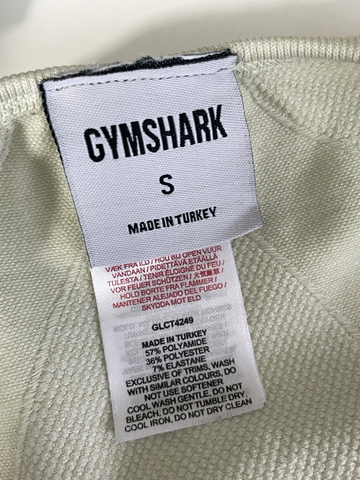 gymshark flex sports long sleeve crop compression gym run shirt