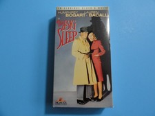 THE BIG SLEEP 1946 B&W (VHS) HUMPHREY BOGART, LAUREN BACALL