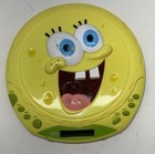 2004 SpongeBob SquarePants Portable Personal CD Player Nickelodeon Works