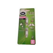 Great Value LED Landscape Lighting T3 2PK 10 Watt Equiv G4 Base Cabinet Lighting