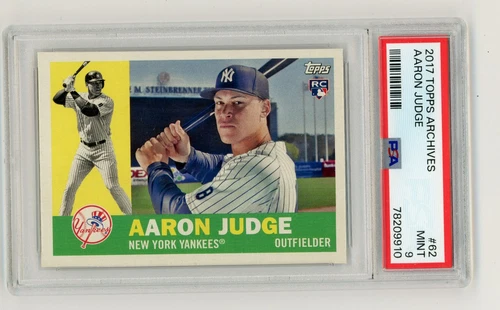 2017 Topps Archives Aaron Judge Rookie card #62 PSA 9 Mint