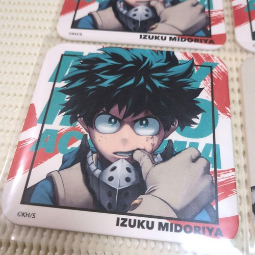 My Hero Academia Rivals Art Coaster Set 4 Pieces Midoriya Izuku Used | eBay