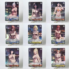 9×Naruto Sakura Haruno Hinata Hyuga Tsunade Doujin Card 2 Custom DIY Textured