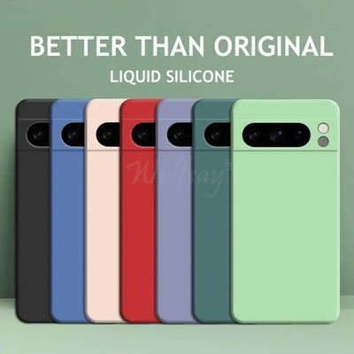 For Google Pixel 10 9A 10 Pro XL 8A Case Liquid Silicone Shockproof Phone Cover