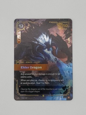 Elder Dragon (Alternate Art) 118a/219 Riftbound Unleashed Foil NM/M