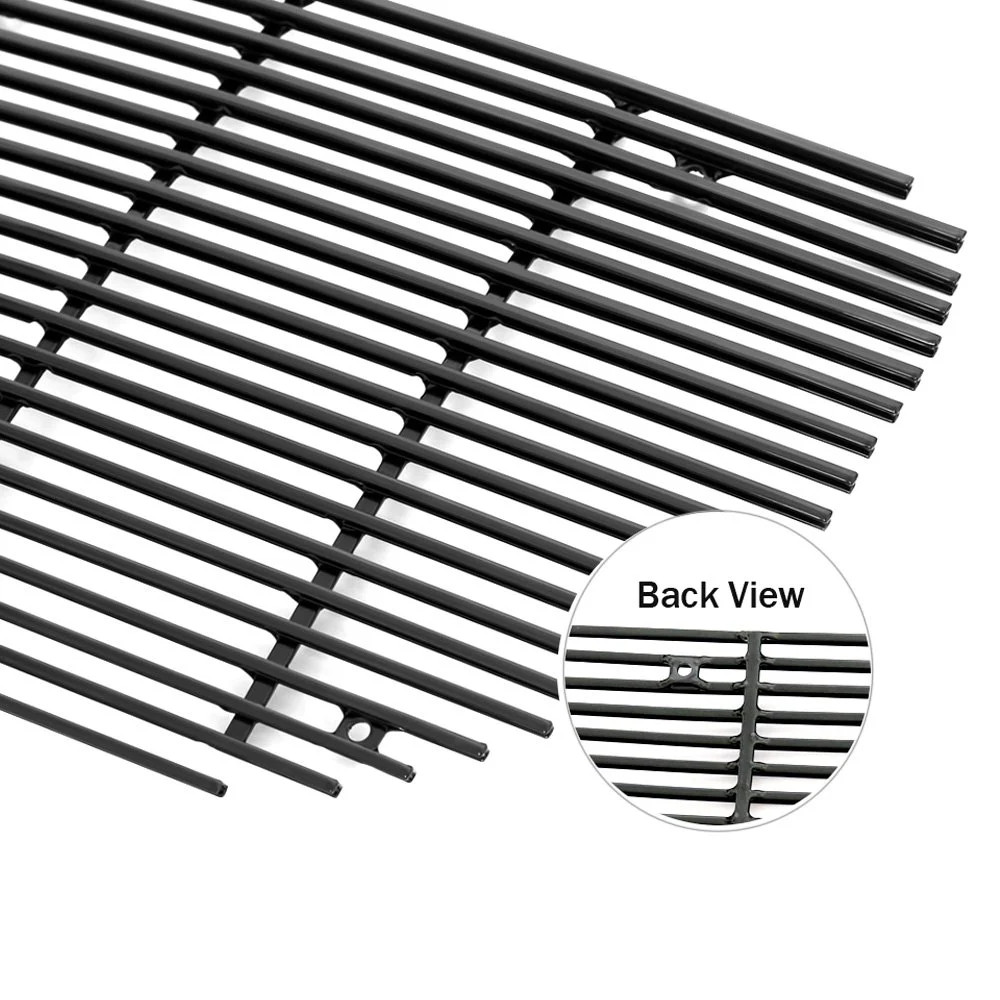 For Nissan Murano 03-08 APG 1-Pc Black Horizontal Billet Bumper Grille