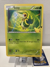 2011 Pokemon TCG Snivy BW01 Black Star Promo Jumbo Card