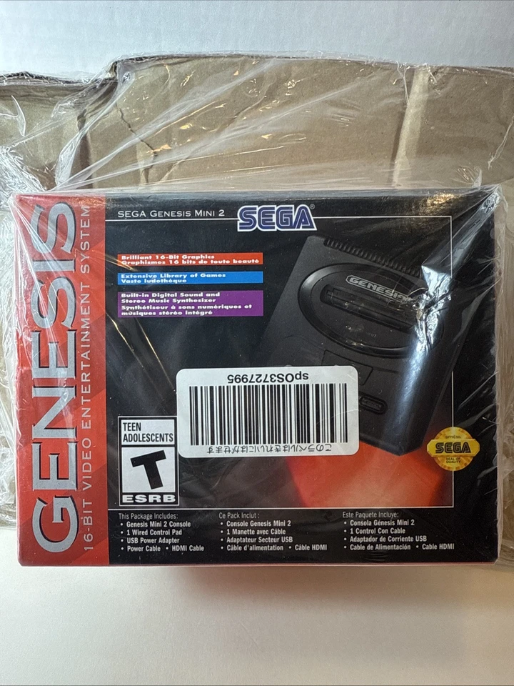 Sega Genesis Mini 2 2022 Console North American Release NEW! Sealed Box Damage - Image 2 of 4