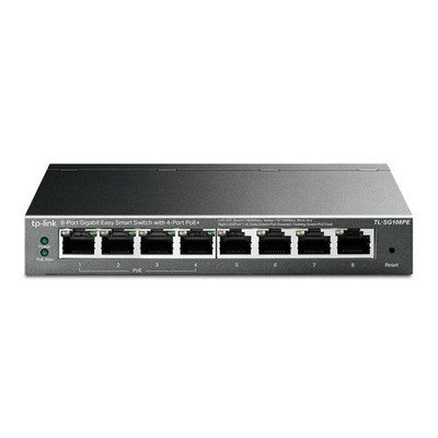 TP-Link PoE Switch 8-Port Gigabit, 4 802.3af/at PoE+ 65W in sehr  neuem Zustand