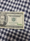 VINTAGE SERIES 1996 $20 DOLLAR BILL FEDERAL RESERVE NOTE ERROR CUT UNCIRCULATED — photo 2