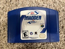 Madden NFL 2001 (Nintendo 64 N64) Cartridge TESTED GENUINE