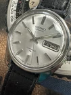Vintage Seiko Automatic 7006-8007 17j Day Date Mens Watch Sunburst Beautiful