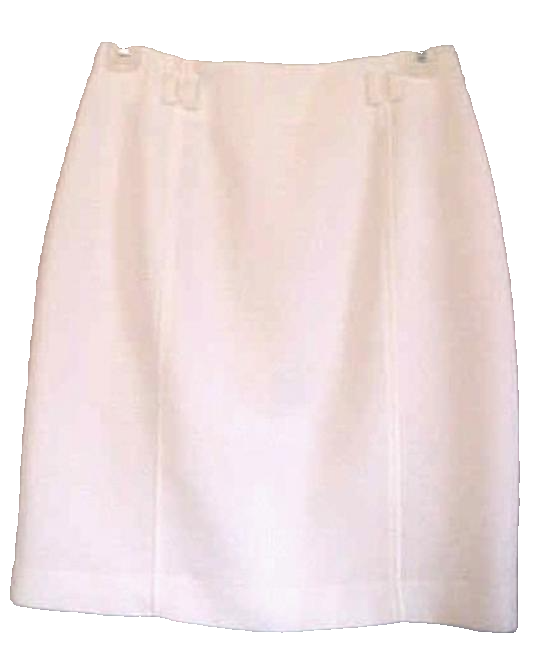 Rafaella White Stretch Twill Mini Skirt Size 8P Summer Petite NWT-image