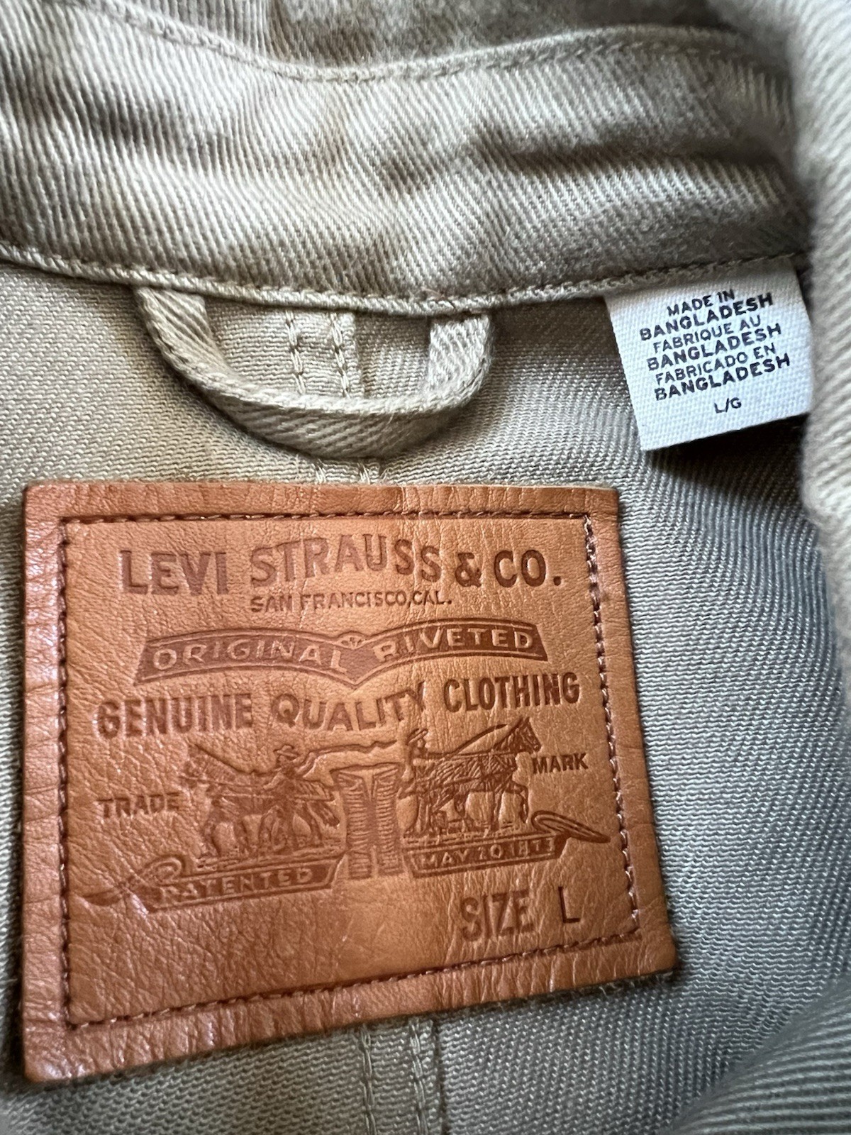 Levi's Engineer Chore Jacket L Customised Railroa… - image 13