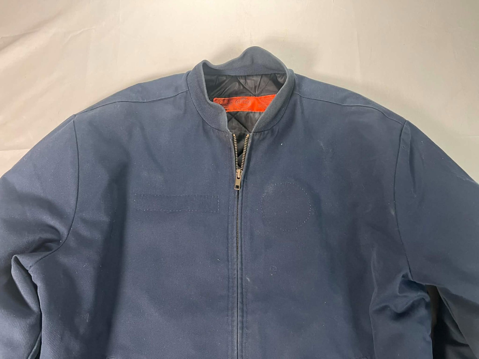 Red Kap Perma-Lined Solid Team Work Jacket Blue S… - image 4