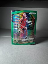2025 Panini Prizm WNBA Green Prizm #121 Brittney Sykes Seattle Storm