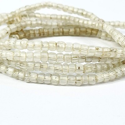 Matched Gooseberry/Onion Skin Venetian Trade Beads 39inch MATTER COLLECTION