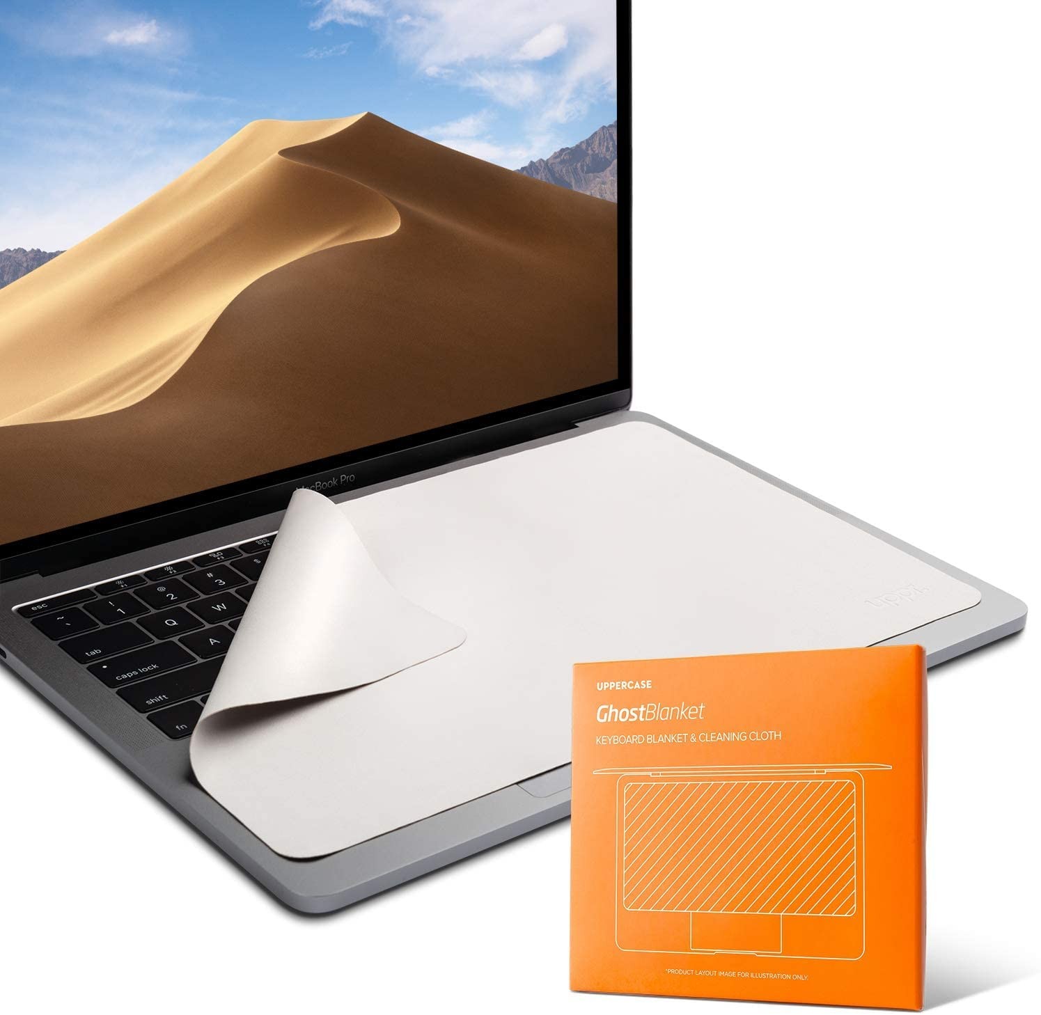 Bqover 2 Pack Reversible 15" Microfiber Laptop Keyboard Cove