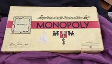 Parker Brothers Monopoly Board Game 1935 Vintage, Original Box