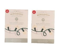 WonderShop Mini LED String Lights 100ct Warm White   2 Boxes