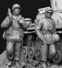 1/35 WW2 Military Soldiers Infantry RESIN FIGURE MODEL KIT Unassembled Unpainted