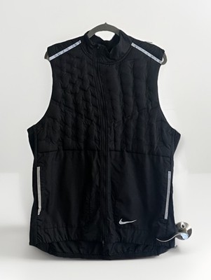 Nike AeroLoft Running Vest Mens Black Reflective Lightweight BV4862-010 XL