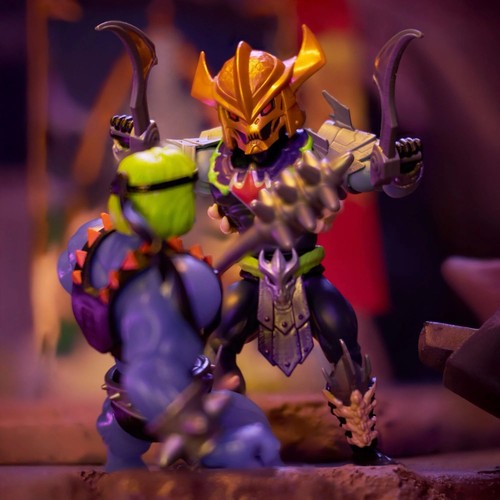 2025 SDCC Exclusive MOTU Turtles of Grayskull Skele-Shredder Figure PRESALE - Picture 5 of 11