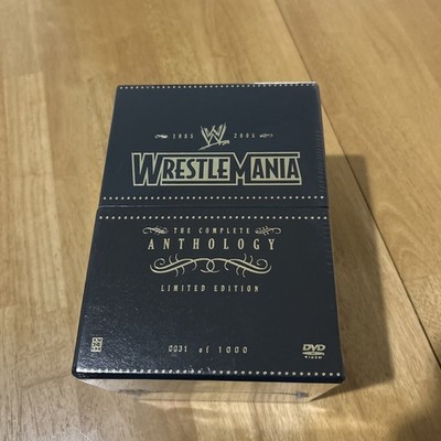 Wrestlemania Complete Anthology Limited Edition #0031 SEALED Very