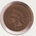 US Rare Old West 1882 Indian Head Penny Coin American Collection Shield Cent USA