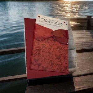 New Valentine’s Card With Now To Mom And Dad  By Carlton Cards